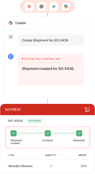 Order Fulfillment - AI & MCP | Zoho Inventory