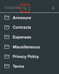 Search for folders