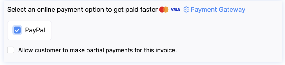 Payment Options