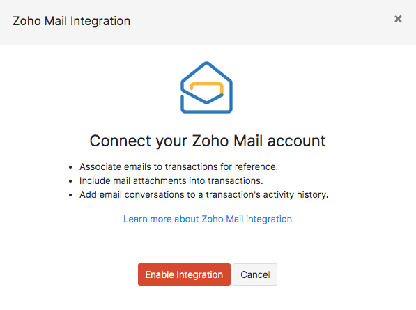 Zoho Mail - Enable