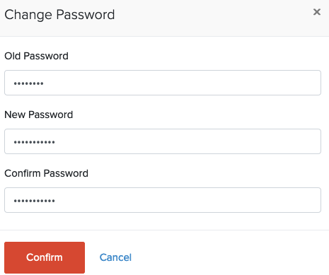 Change password