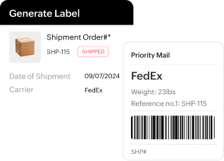 Generate shipping labels - Easyship inventory management | Zoho Inventory