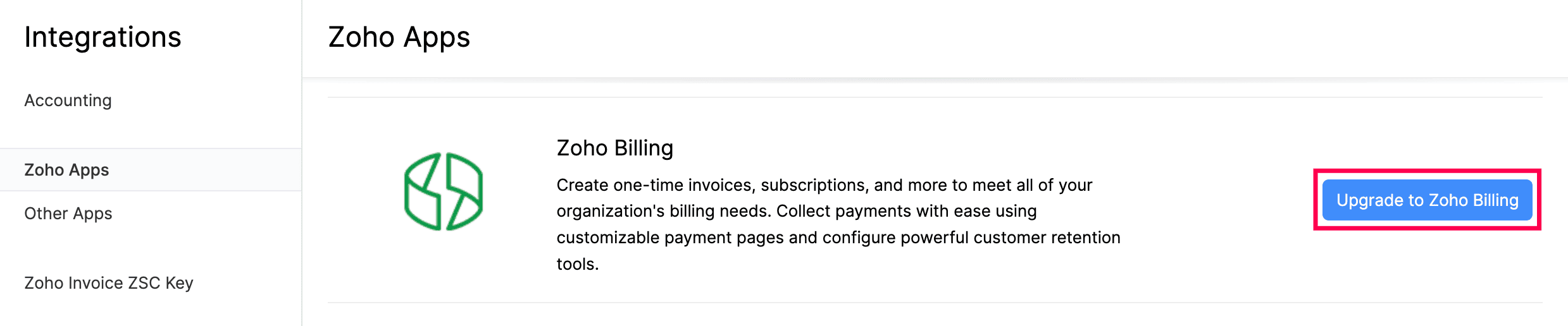 Upgrade To Billing