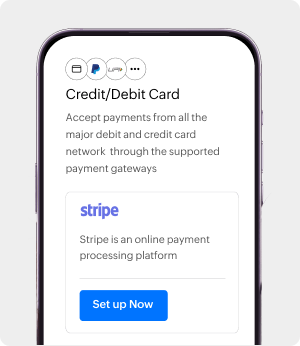 Connect Zoho Invoice with your favourite payment gateway