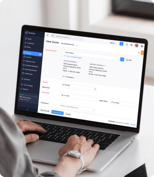 Create a quote by filling all the details