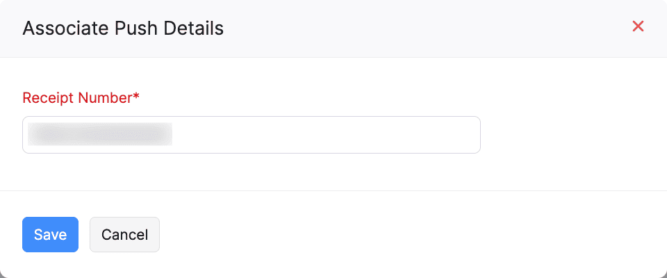 Associate Push Details