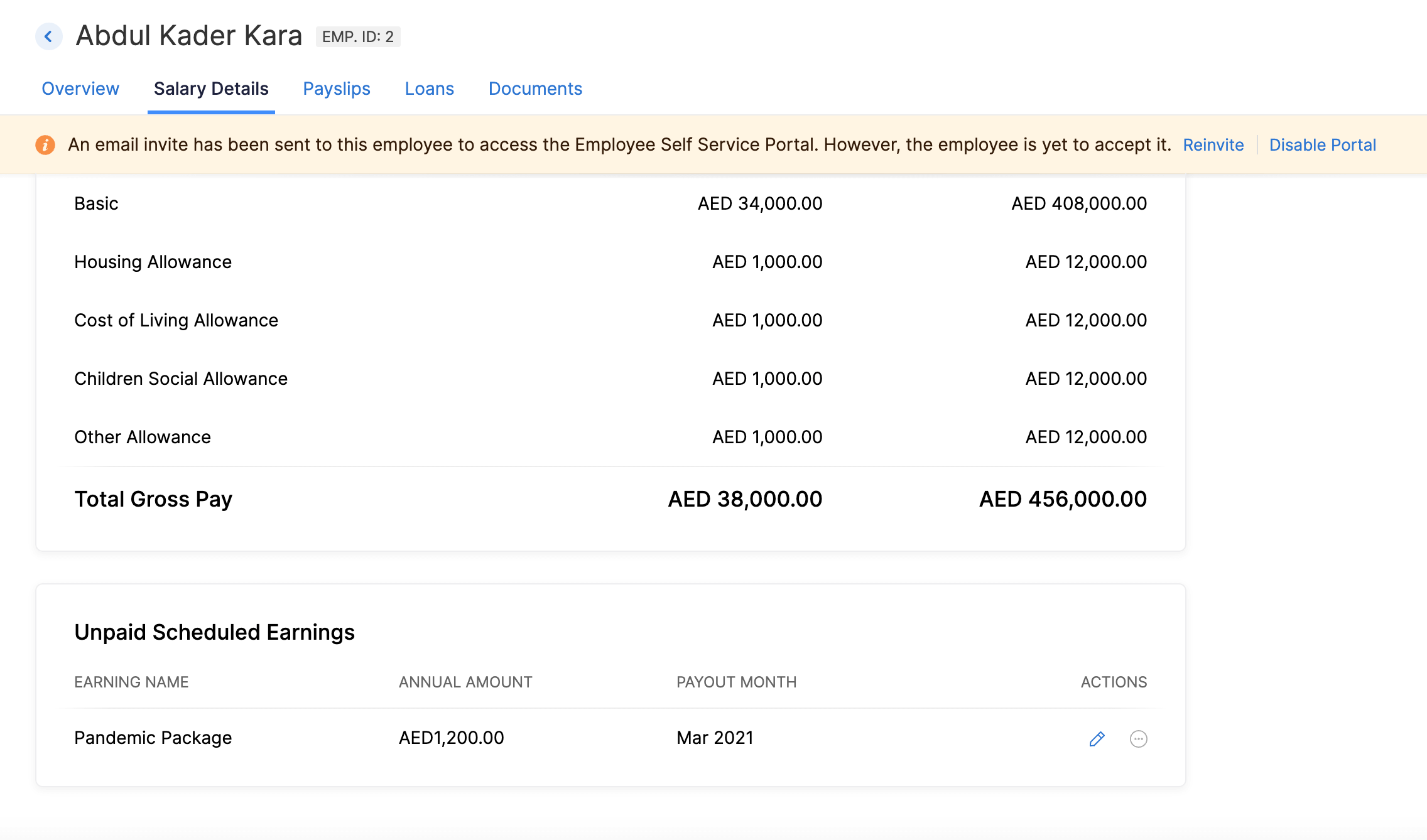 Salary Components