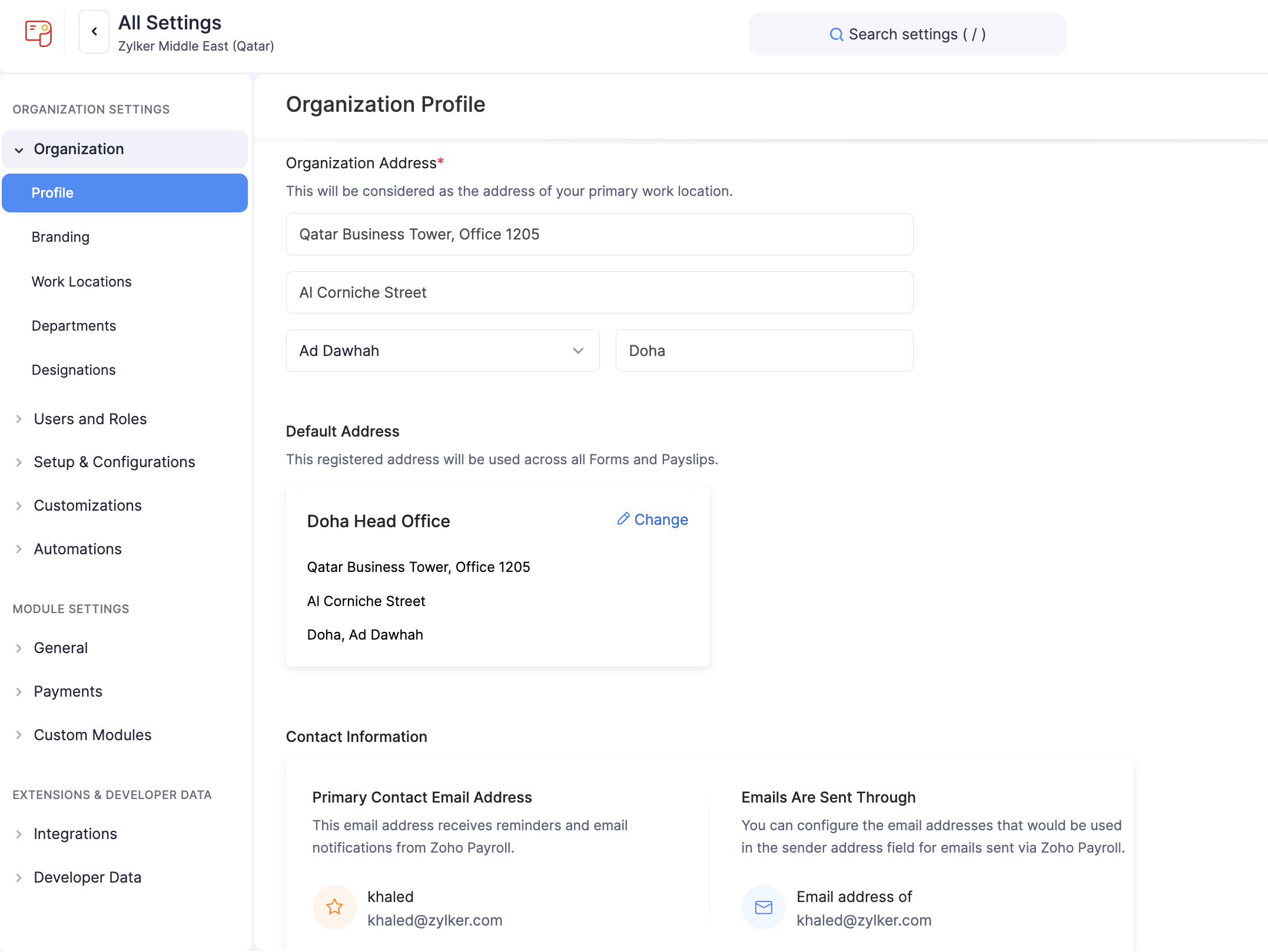 Organisation Profile