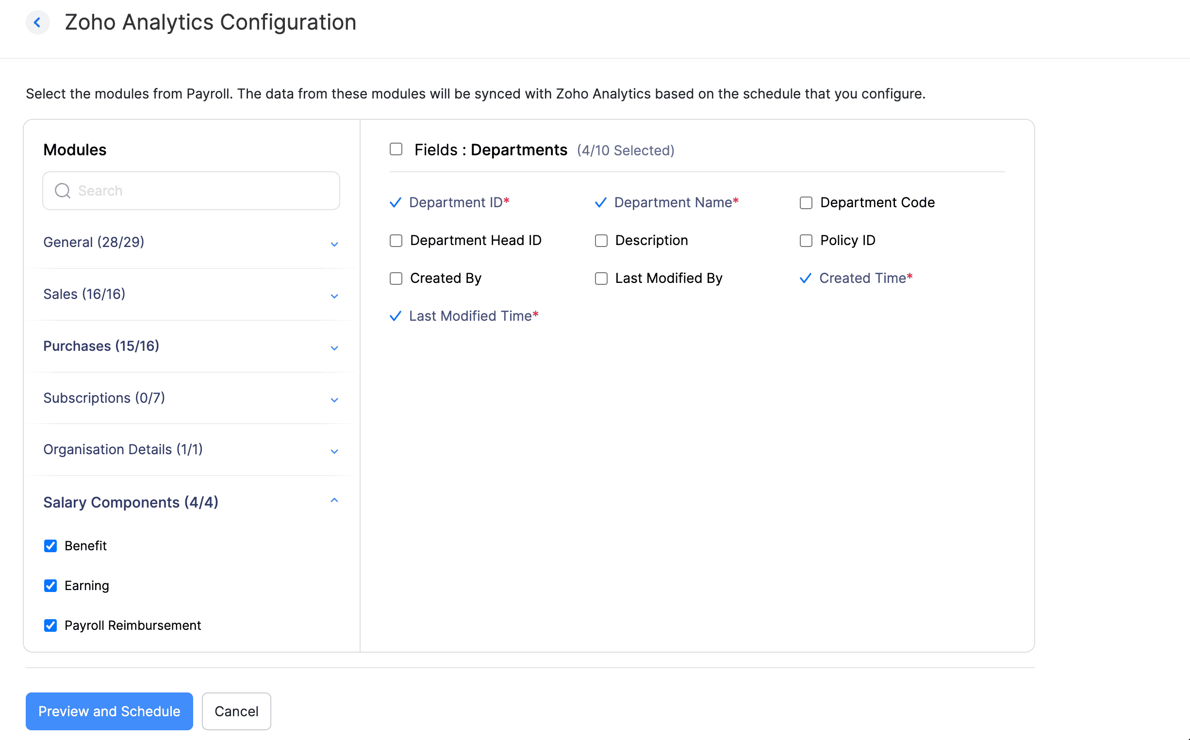 Zoho Analytics