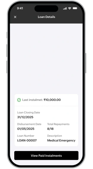 Stay updated on your loan status