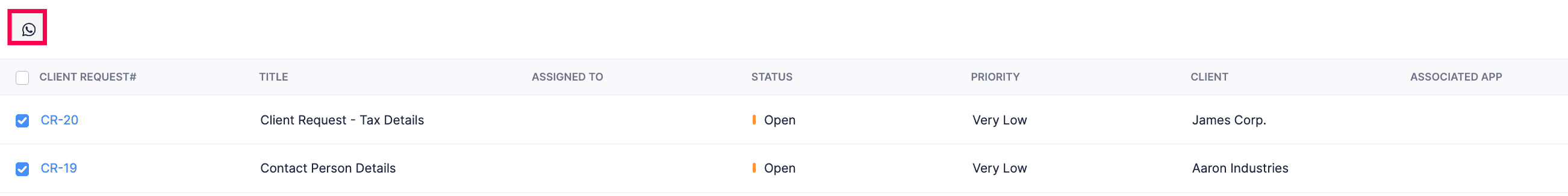 Send Client Request in Bulk