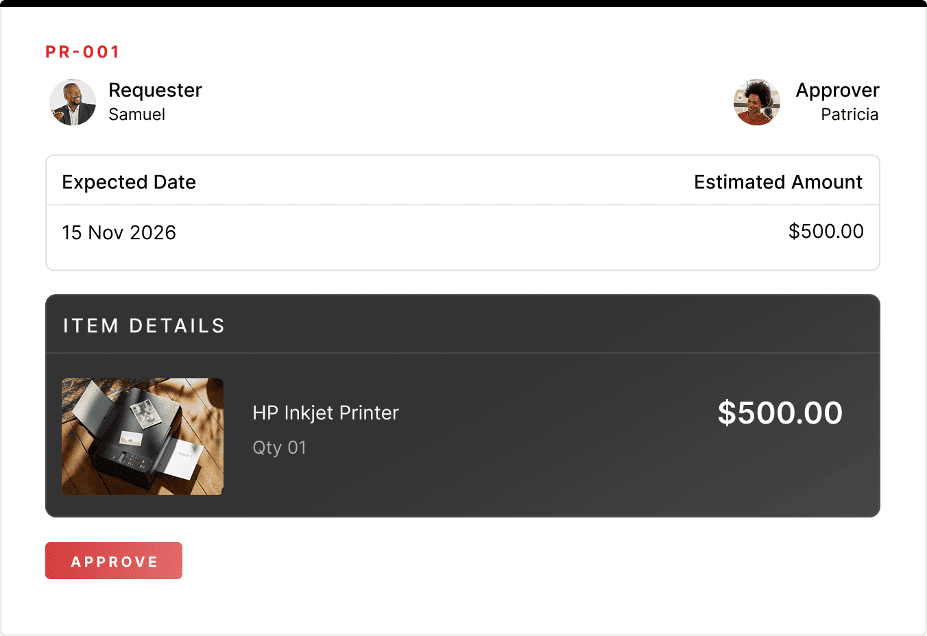 Request Review and Approval