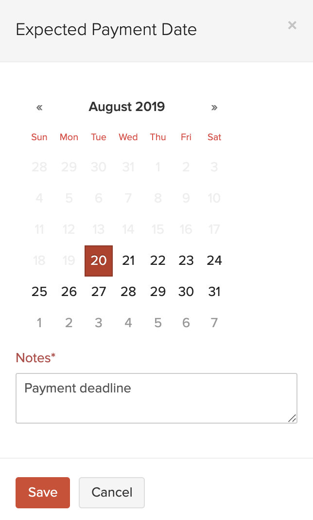 Expected Payment Date