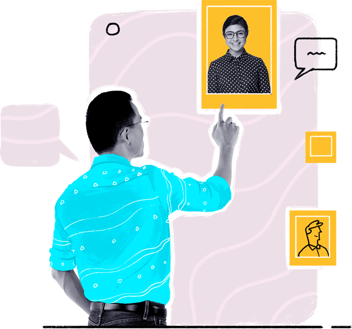 状況を把握して顧客と対話する