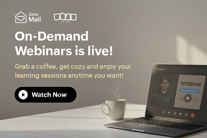 On-demand webinars page