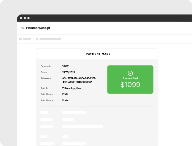 Travel booking UI in Zoho Spend