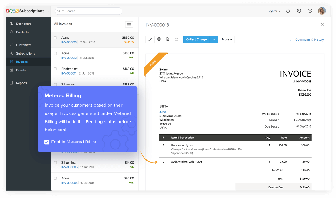 Subscription billing, Recurring Payments software - Zoho Subscriptions