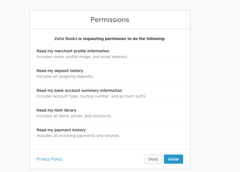 Permissions