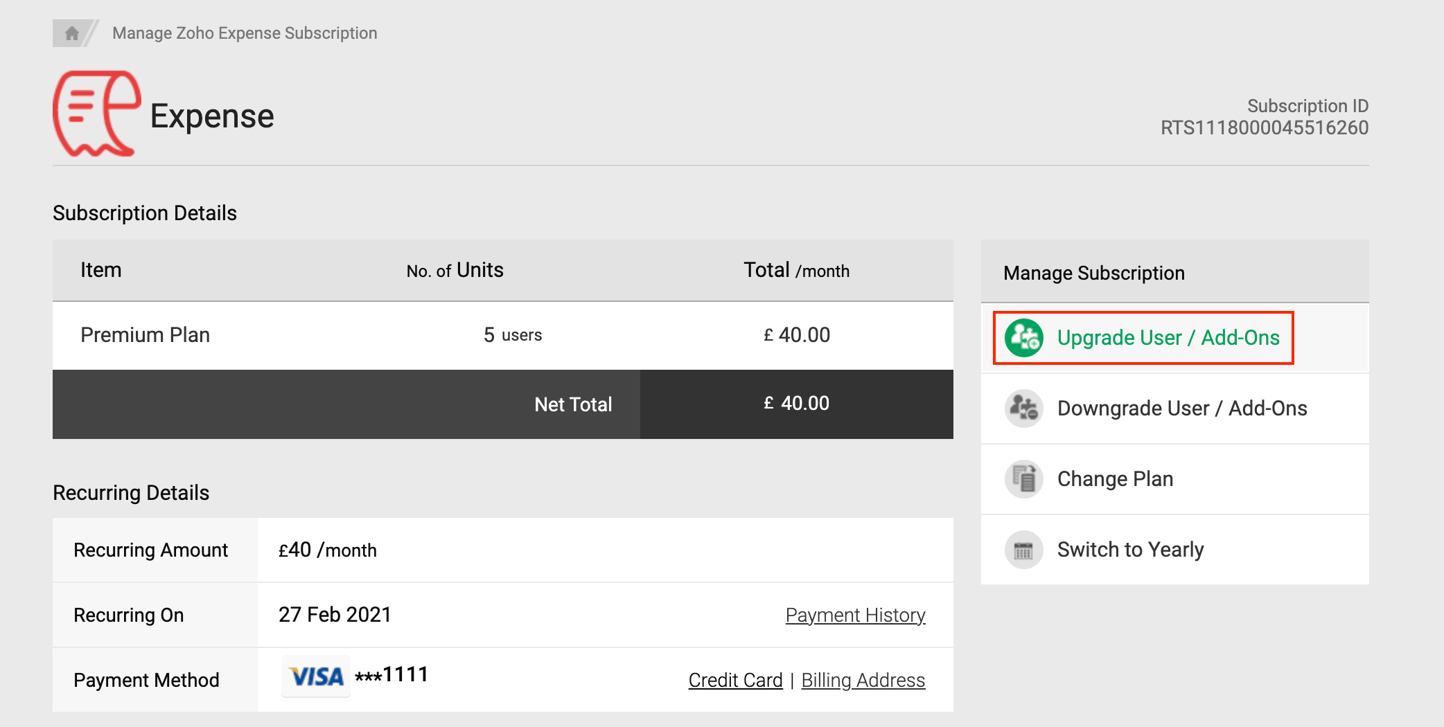 Subscribe or Unsubscribe Users