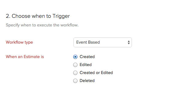 when trigger workflow